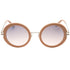 Marc Jacobs Nude Frame Silver Sunglasses One Size